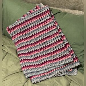 Pink Granny Afghan